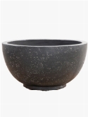 Concrete bowl black  burobloemen