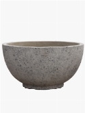Foto van Concrete bowl grey via burobloemen