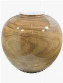 Foto van Inspiration woody vase shiny via burobloemen