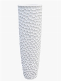 Foto van Pot & vaas wave vase matt white via burobloemen