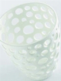 Indoor pottery vase bubbles couple white  burobloemen