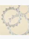 Foto van Indoor pottery objects star-ring glorie white (scallop) via burobloemen