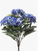 Foto van Hydrangea bush dark blue via burobloemen